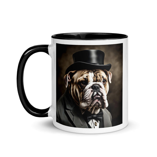 Bulldog- Mug with Color Inside