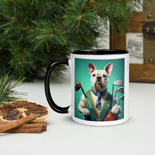 American Bulldog Golfer- Mug with Color Inside