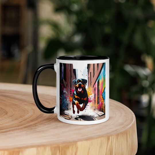 Rottweiler- Mug with Color Inside