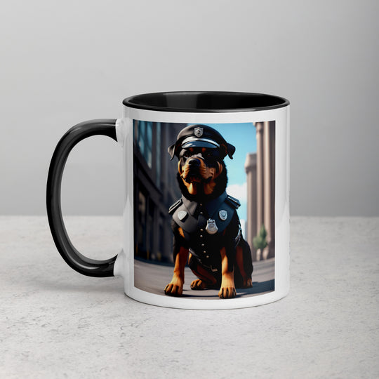 Rottweiler- Mug with Color Inside v3