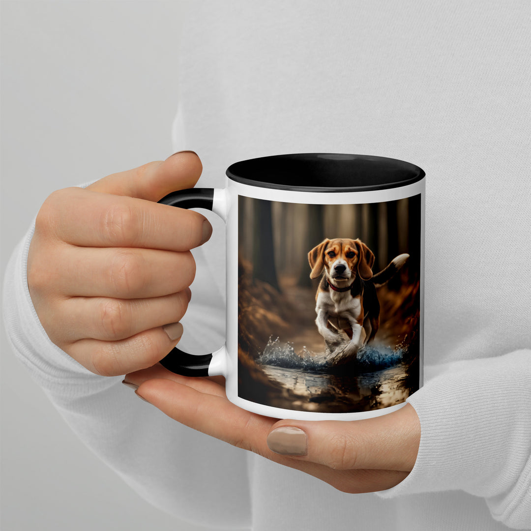 Beagle- Mug with Color Inside v3