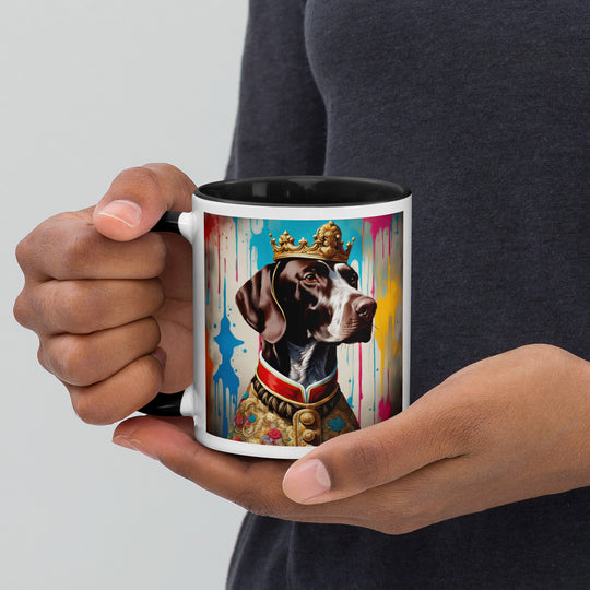 German Shorthaired Pointer- Mug with Color Inside