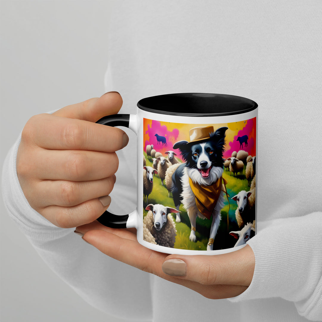 Australian Shepherd- Mug with Color Inside v2