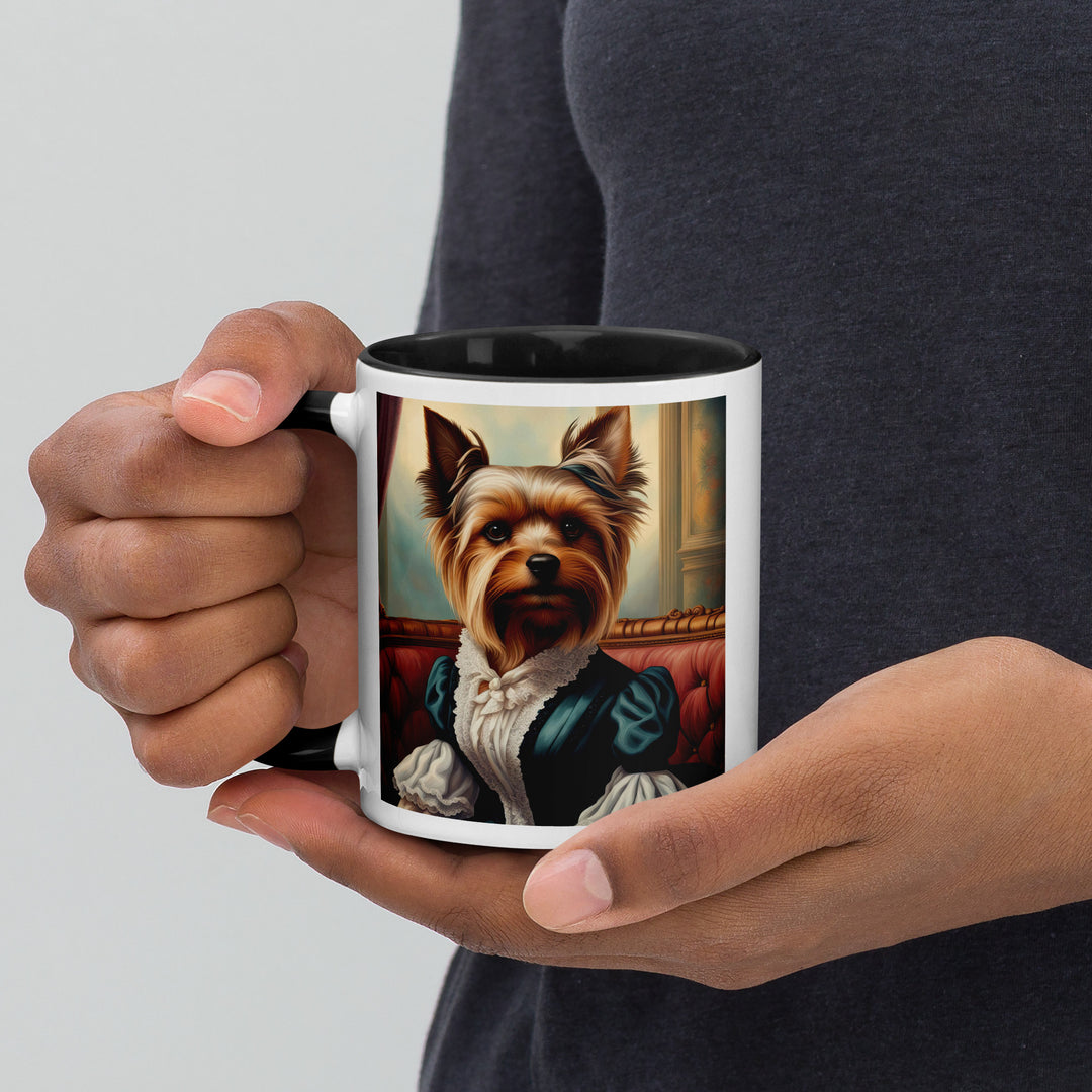 Yorkshire Terrier- Mug with Color Inside v2