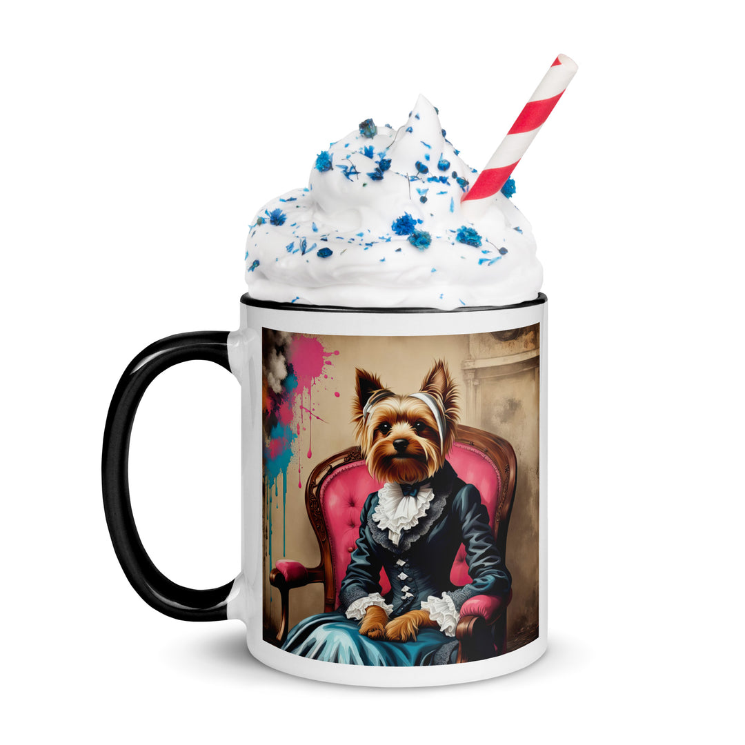 Yorkshire Terrier- Mug with Color Inside v3