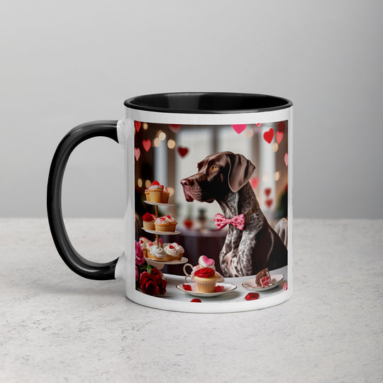 German Shorthaired Pointer Romantic- Mug with Color Inside