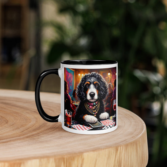 Bernedoodle General- Mug with Color Inside v2