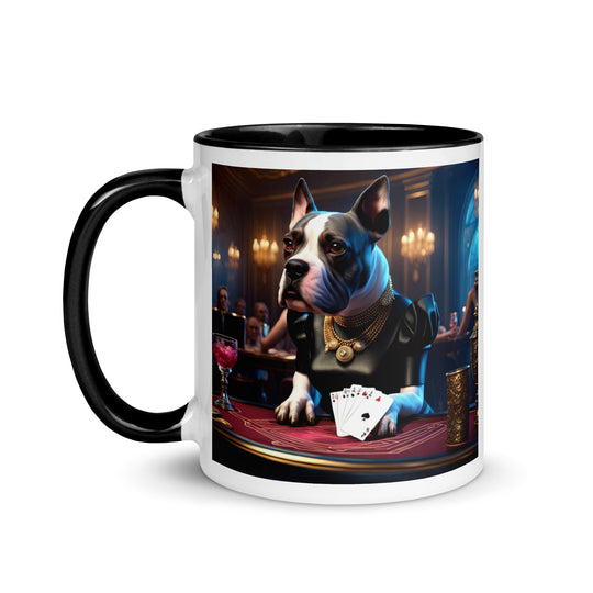 Catahoula Bulldog General- Mug with Color Inside v6