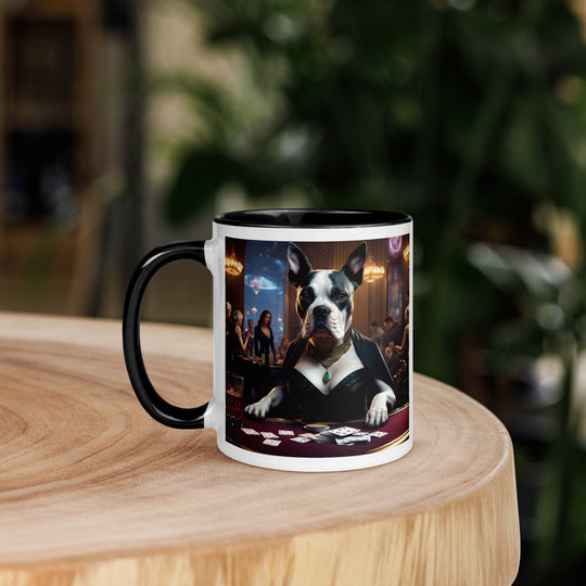 Catahoula Bulldog General- Mug with Color Inside v9