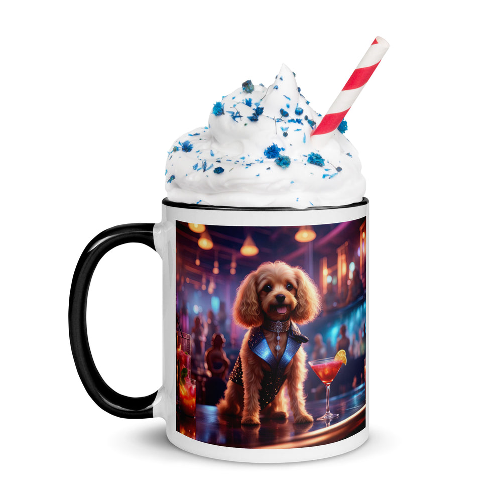 Cavapoo General- Mug with Color Inside v7