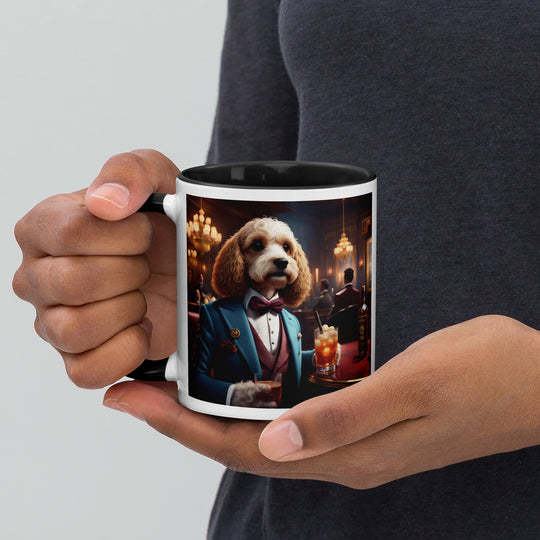 Cavapoo General- Mug with Color Inside v10