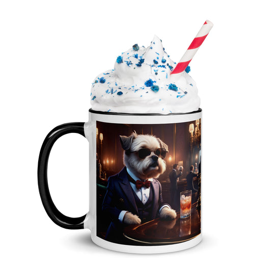 Cavapoo General- Mug with Color Inside v14