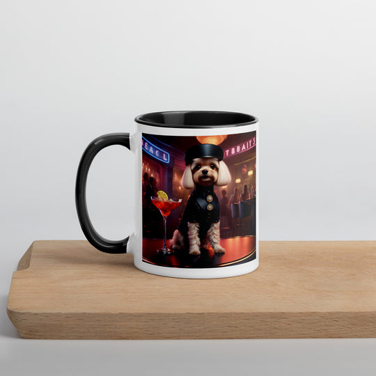 Cavapoo General- Mug with Color Inside v27