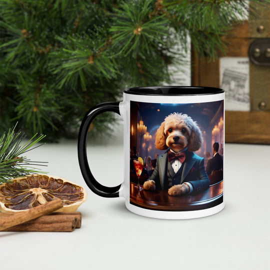 Cavapoo General- Mug with Color Inside v31