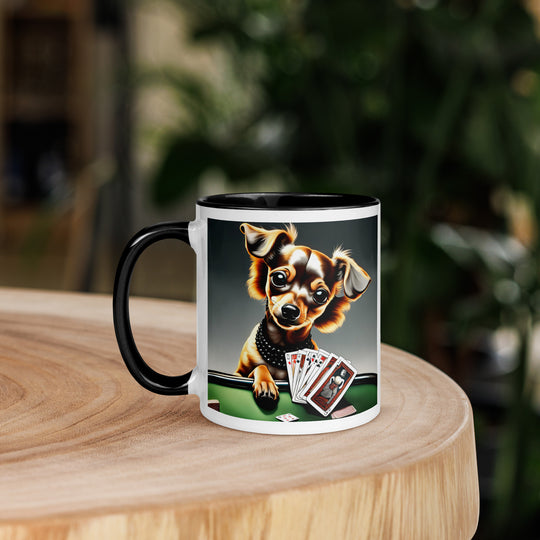 Chiweenie General- Mug with Color Inside v11