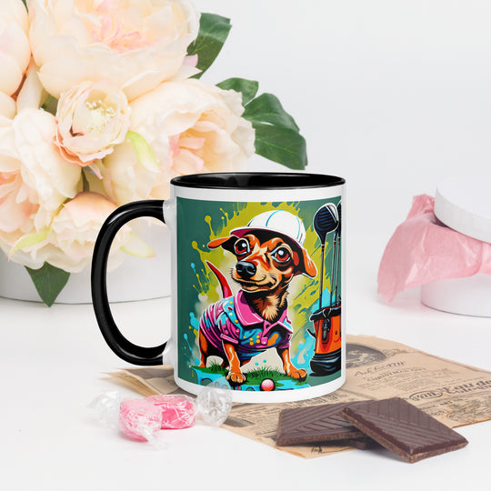 Chiweenie General- Mug with Color Inside v12