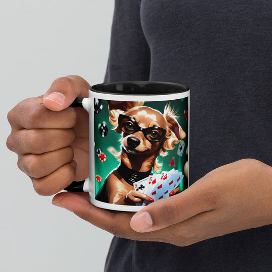 Chiweenie General- Mug with Color Inside v15