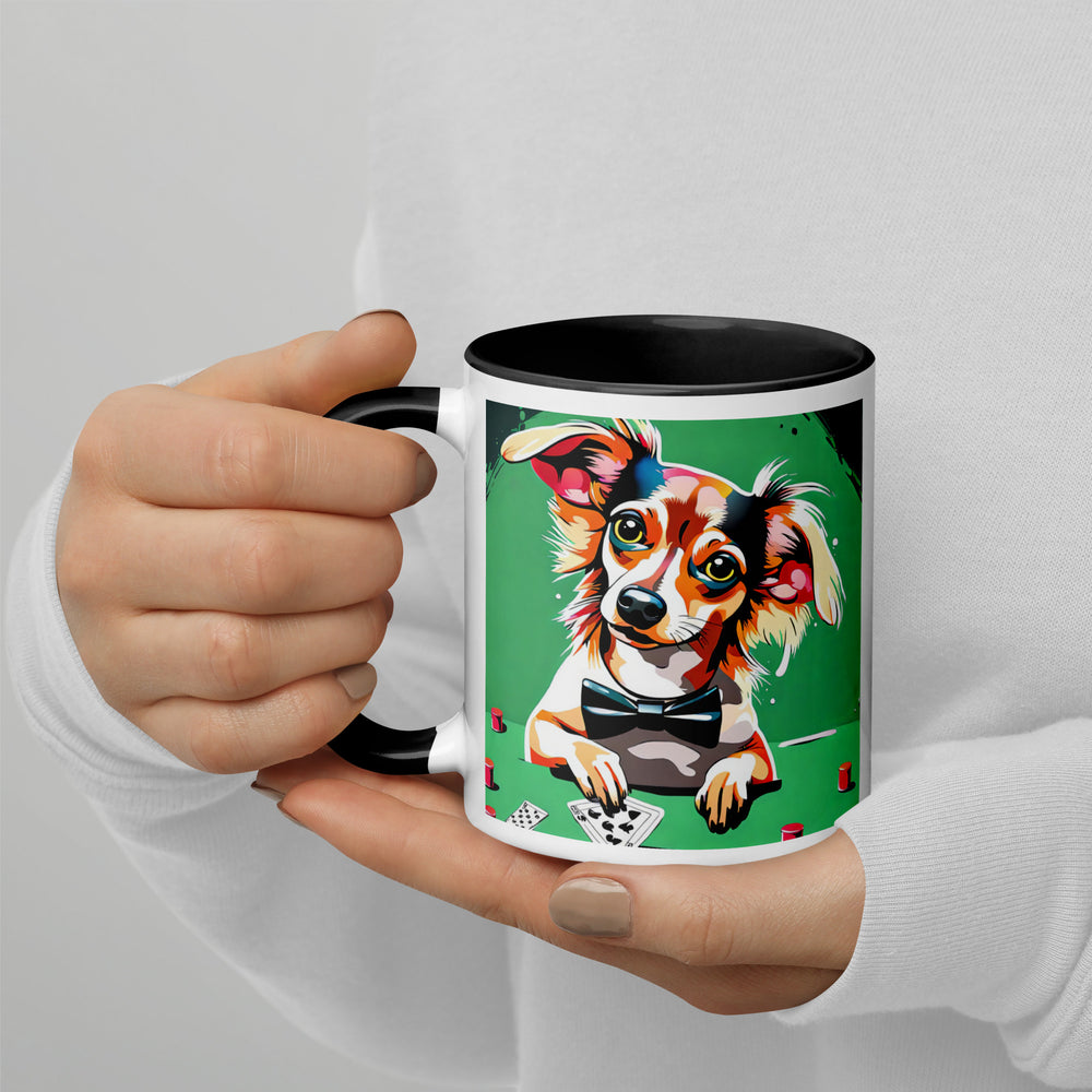 Chiweenie General- Mug with Color Inside v17