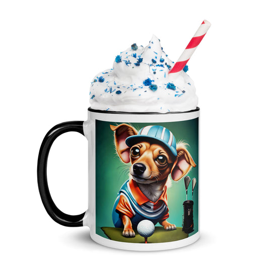 Chiweenie General- Mug with Color Inside v18