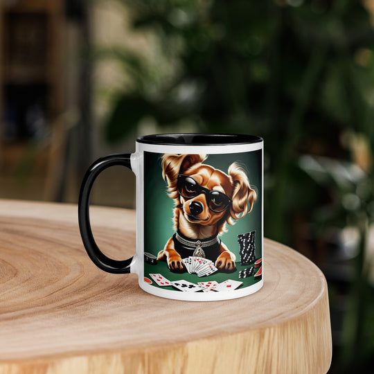 Chiweenie General- Mug with Color Inside v19