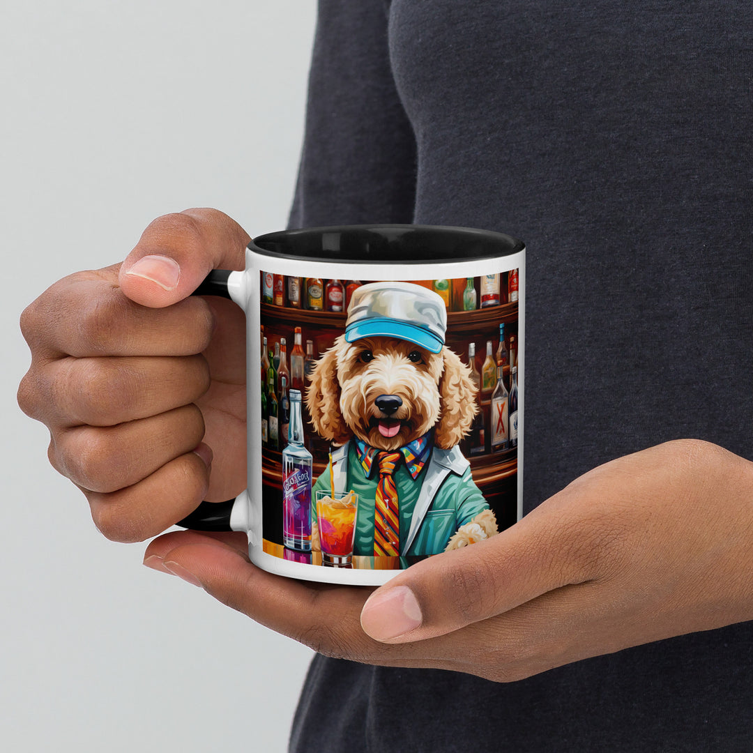 Goldendoodle- Mug with Color Inside v8