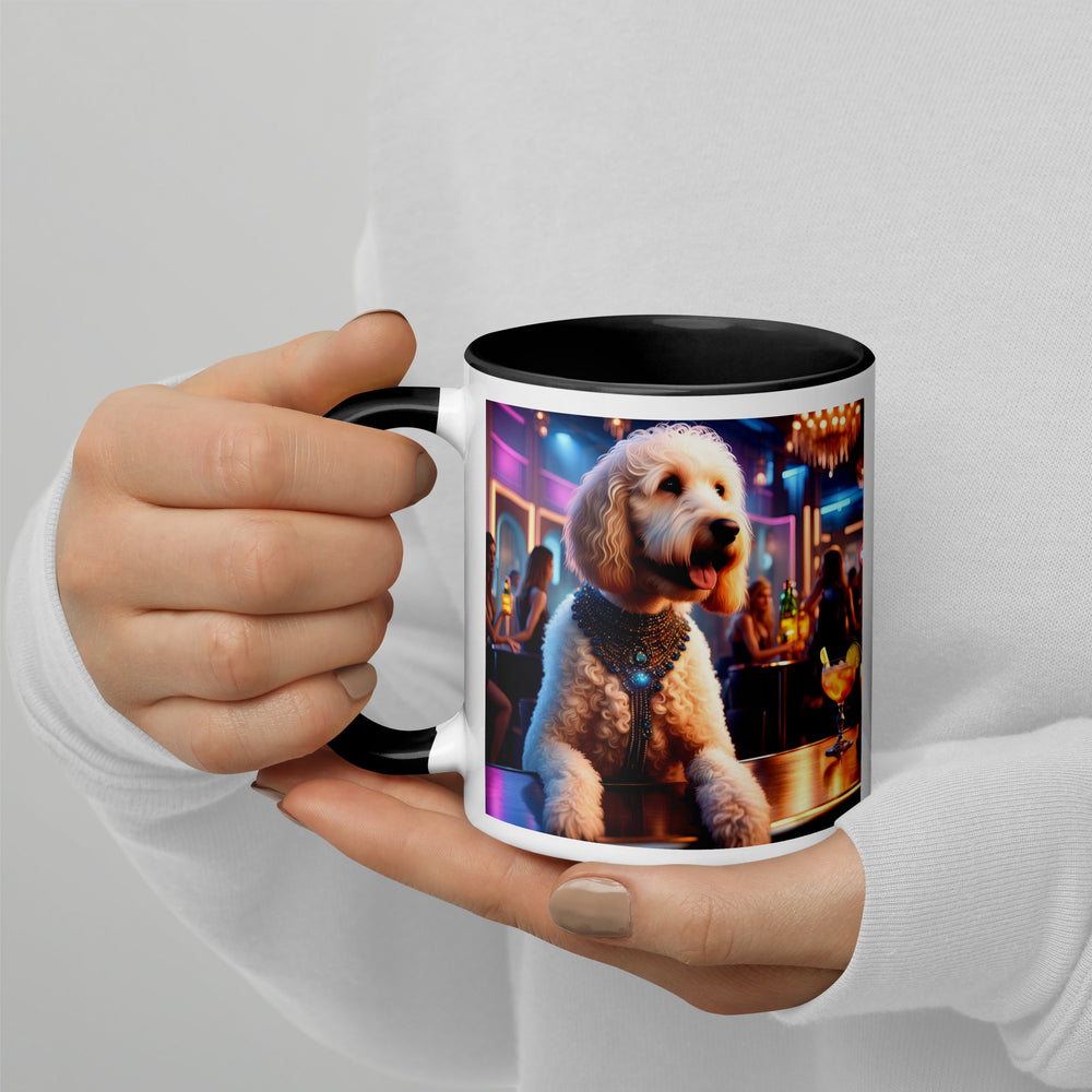 Goldendoodle- Mug with Color Inside v9