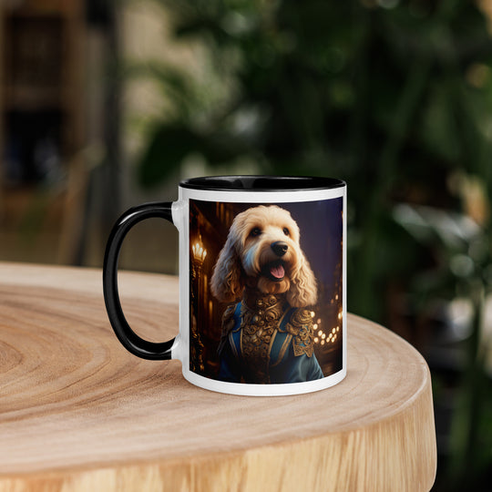 Goldendoodle- Mug with Color Inside v10