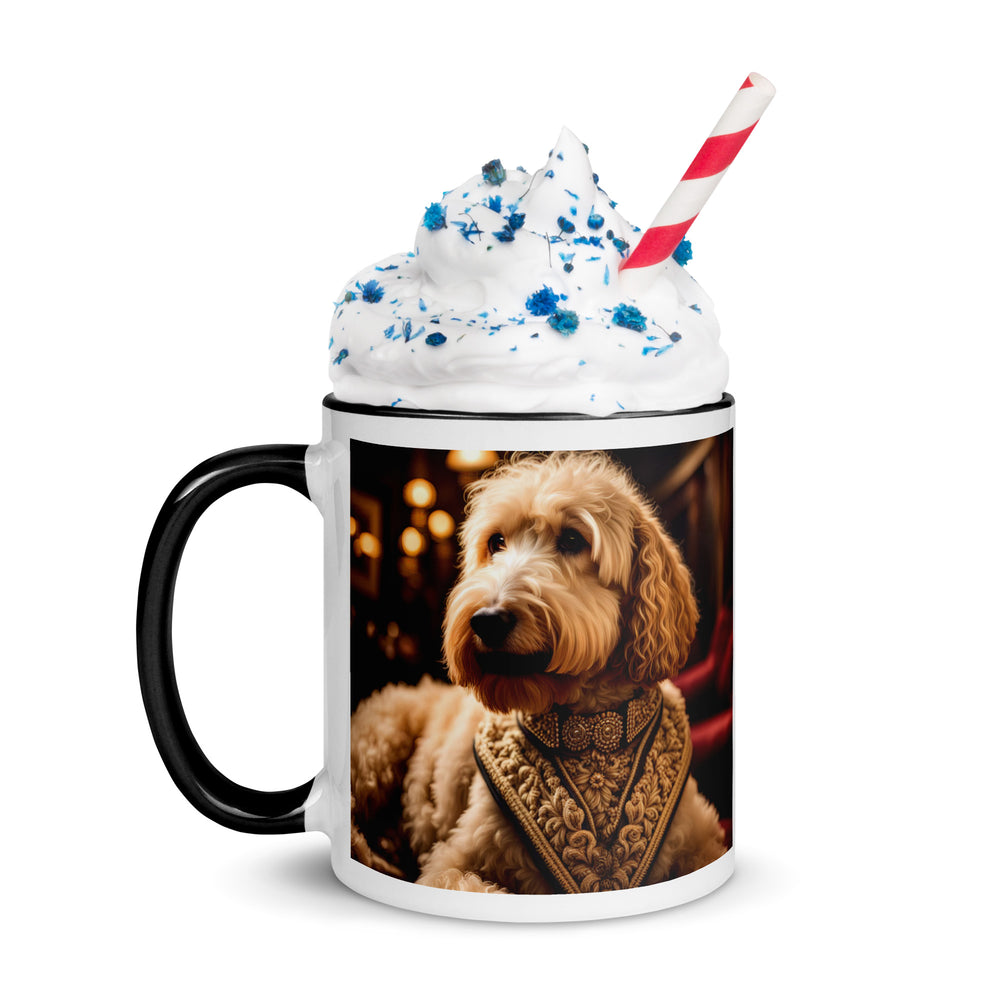 Goldendoodle- Mug with Color Inside v13