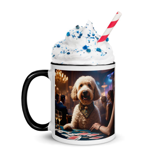 Goldendoodle- Mug with Color Inside v17