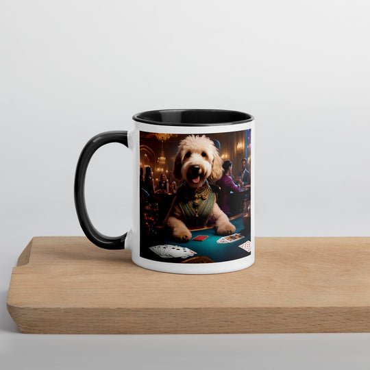 Goldendoodle- Mug with Color Inside v18