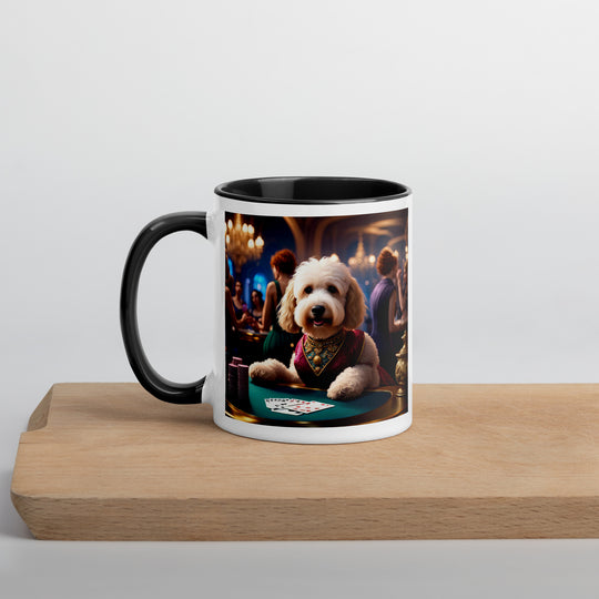 Goldendoodle- Mug with Color Inside v20