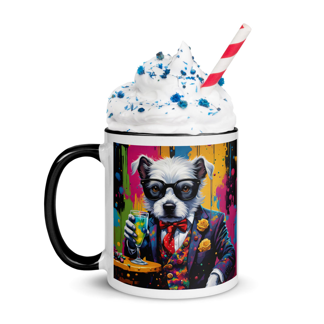 Pekapoo General- Mug with Color Inside v12