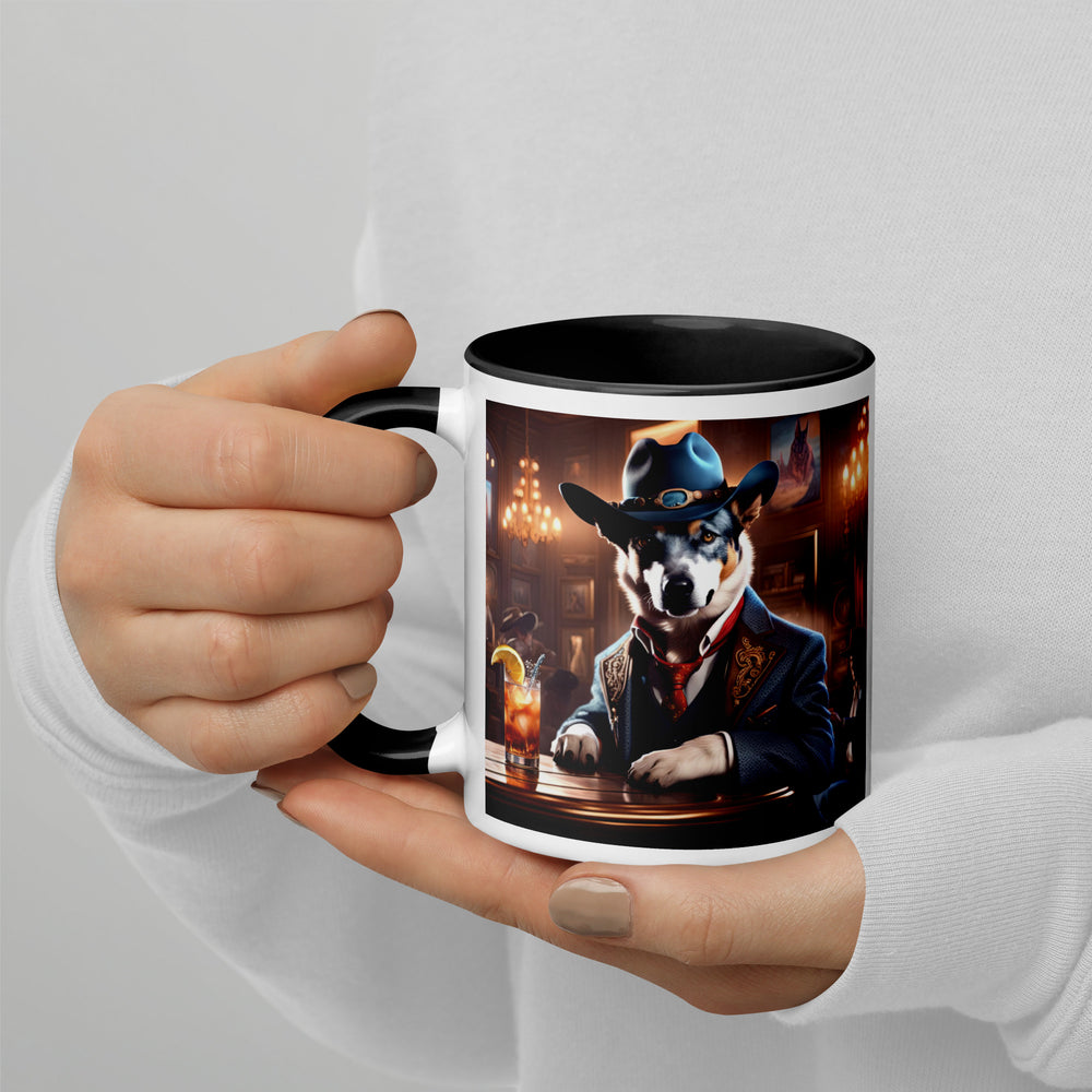 Texas Heeler General- Mug with Color Inside v3