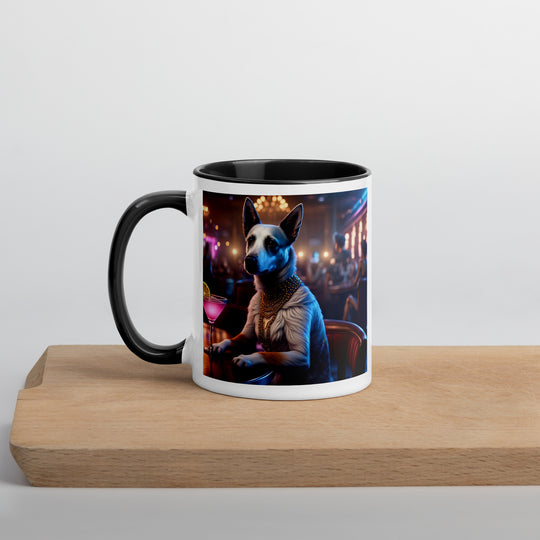 Texas Heeler General- Mug with Color Inside v5