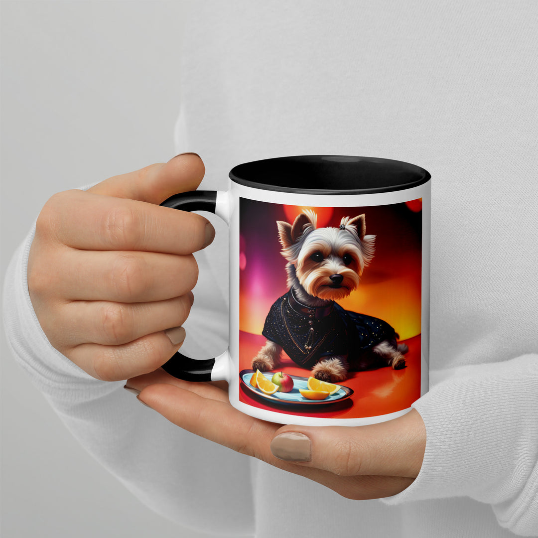 Yorkipoo General- Mug with Color Inside v4