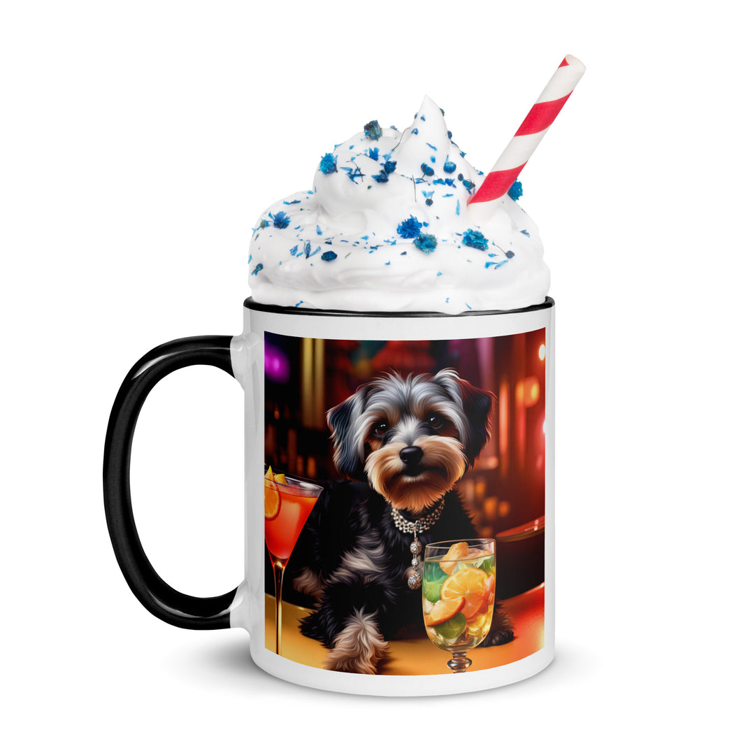 Yorkipoo General- Mug with Color Inside v8