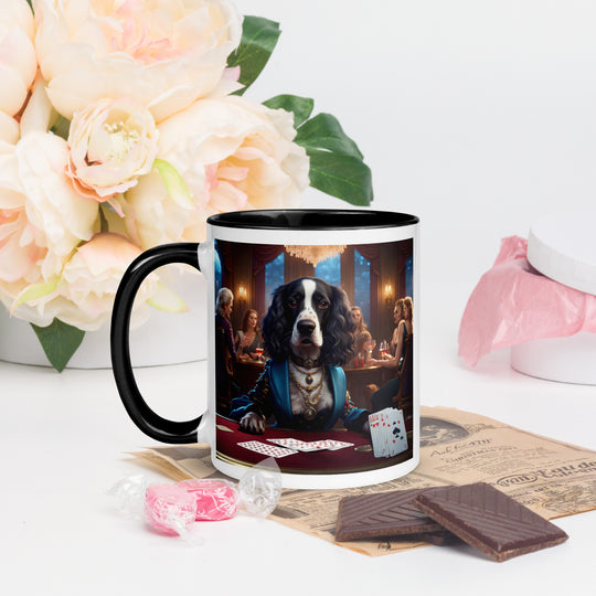 Sprocker Spaniel General- Mug with Color Inside v4