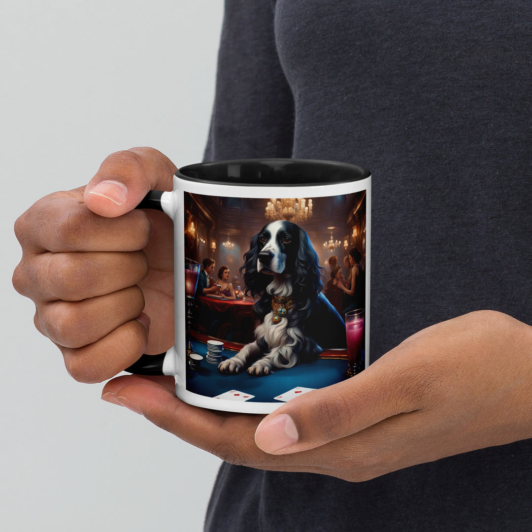 Sprocker Spaniel General- Mug with Color Inside v9