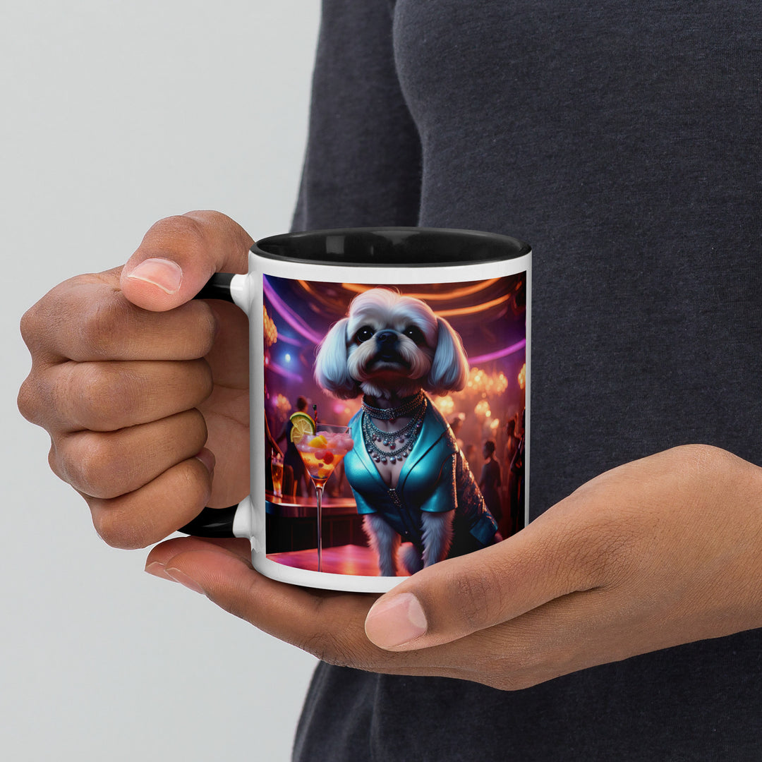 Pugapoo General- Mug with Color Inside v2