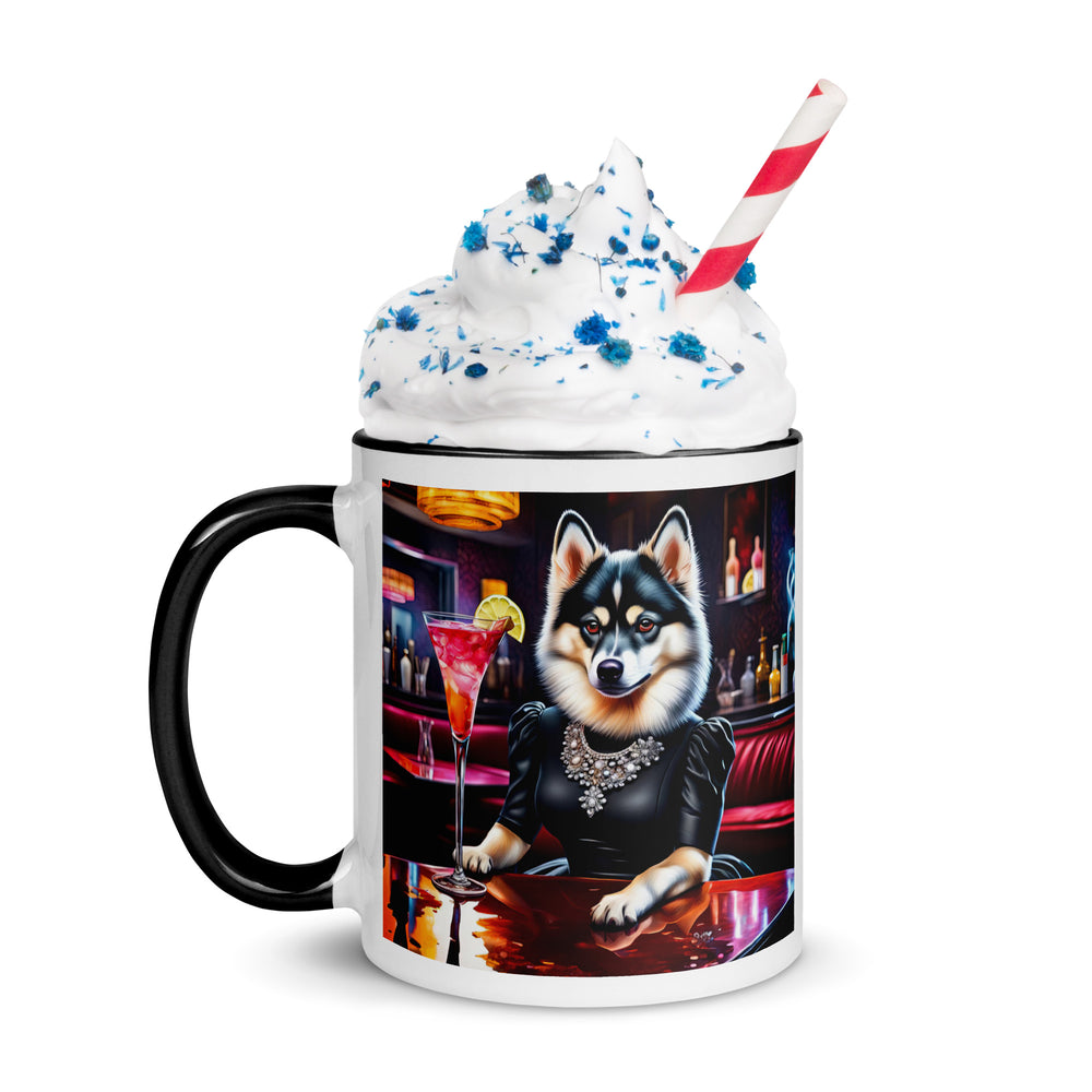 Pomsky General- Mug with Color Inside v10