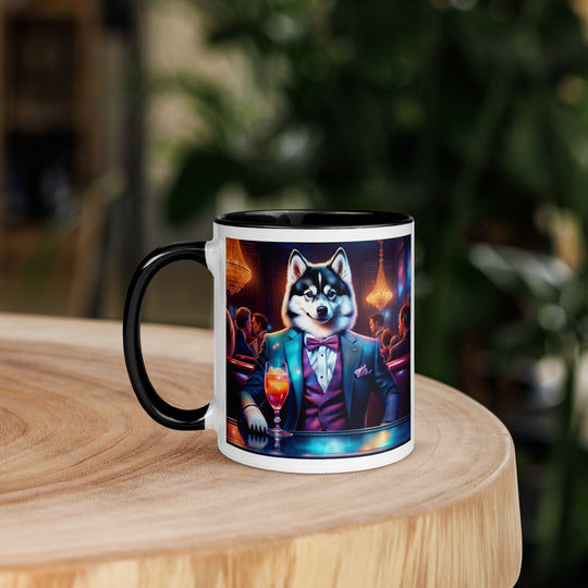 Pomsky General- Mug with Color Inside v12