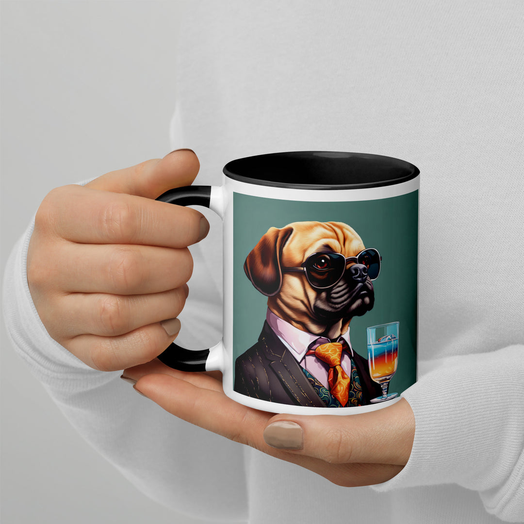 Puggle General- Mug with Color Inside