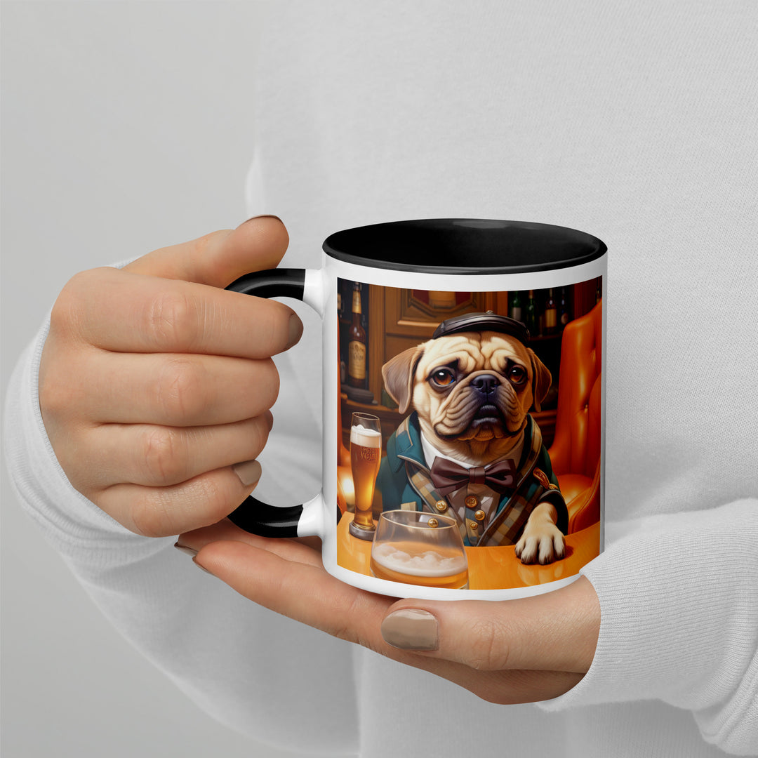 Puggle General- Mug with Color Inside v2