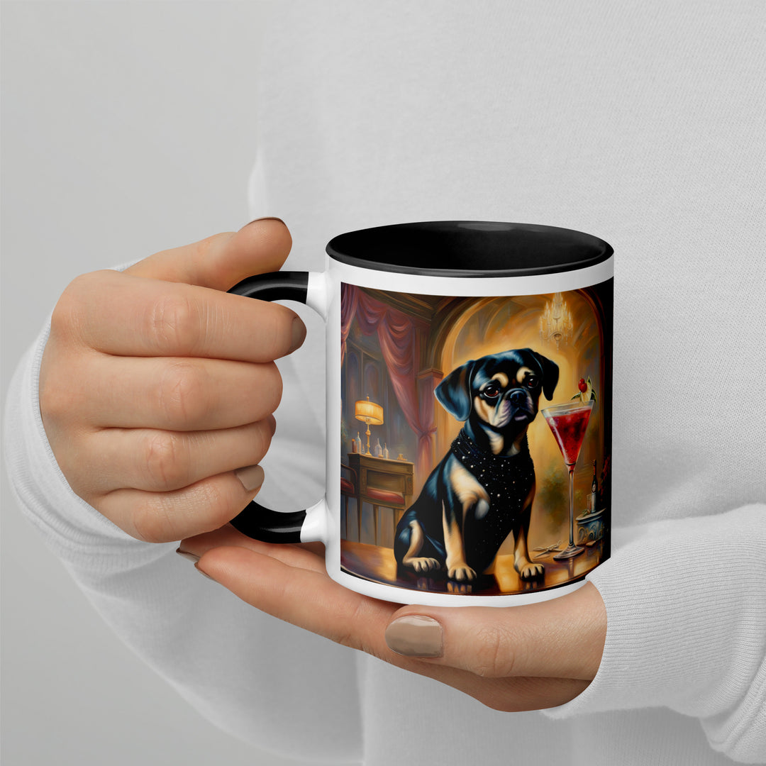 Puggle General- Mug with Color Inside v6