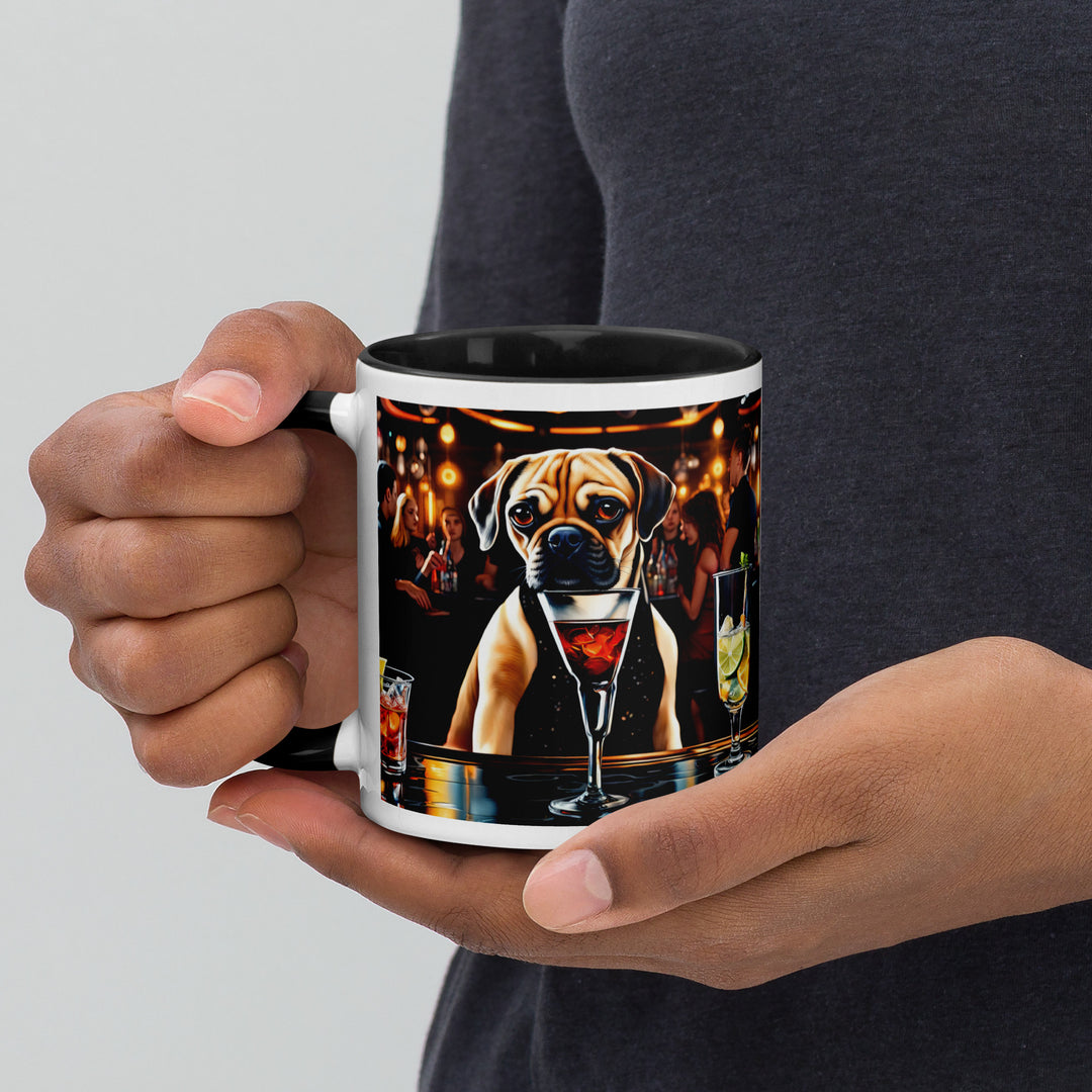 Puggle General- Mug with Color Inside v7