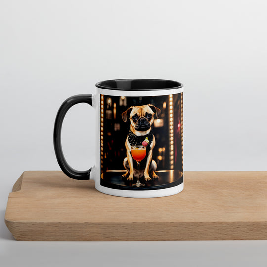 Puggle General- Mug with Color Inside v13