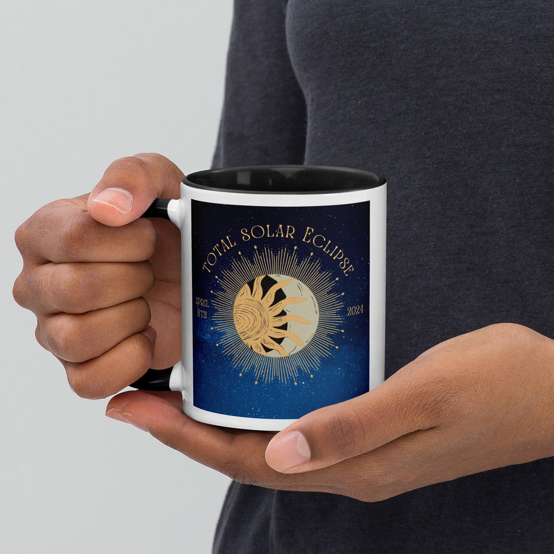 Australian Shepherd Eclipse- Mug with Color Inside