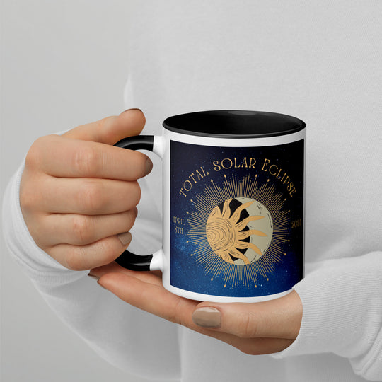 Golden Retriever Eclipse- Mug with Color Inside