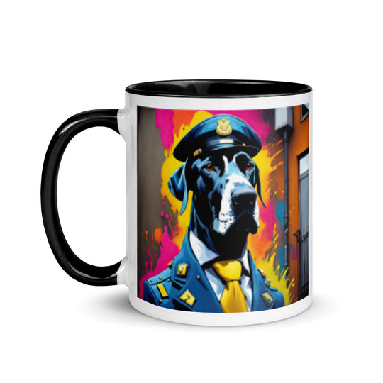Great Dane- Mug with Color Inside v5