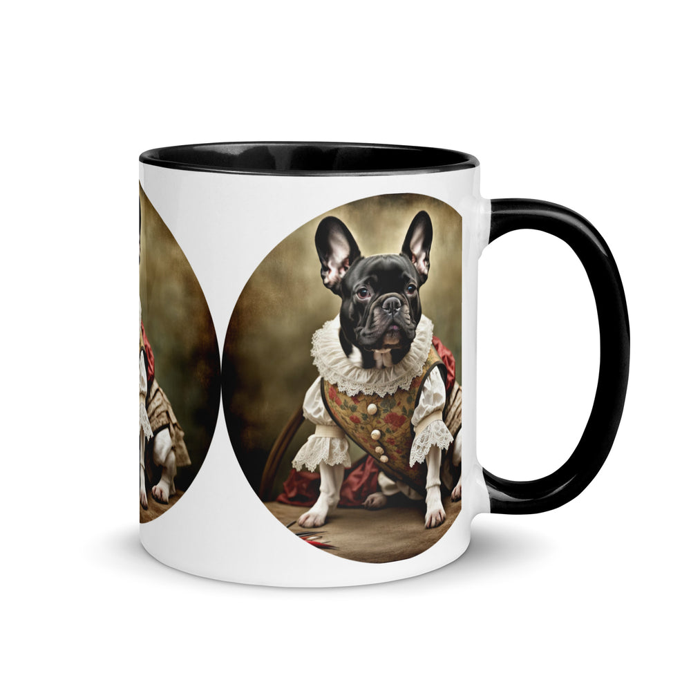 Mug with Color Inside-French Bulldog V8